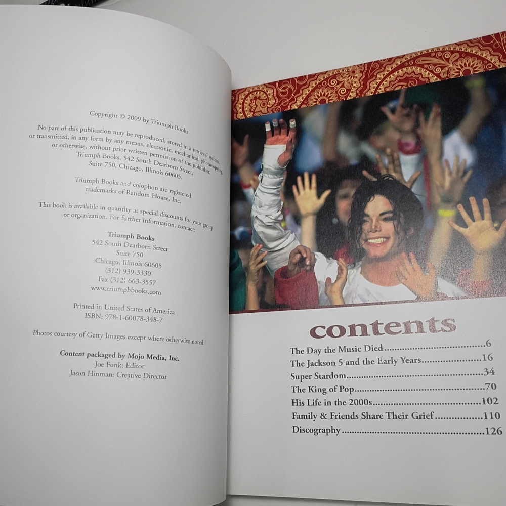 Michael Jackson: The One and OnlyTriumph Books 128 pages High Color Paperback - Picture 3 of 5